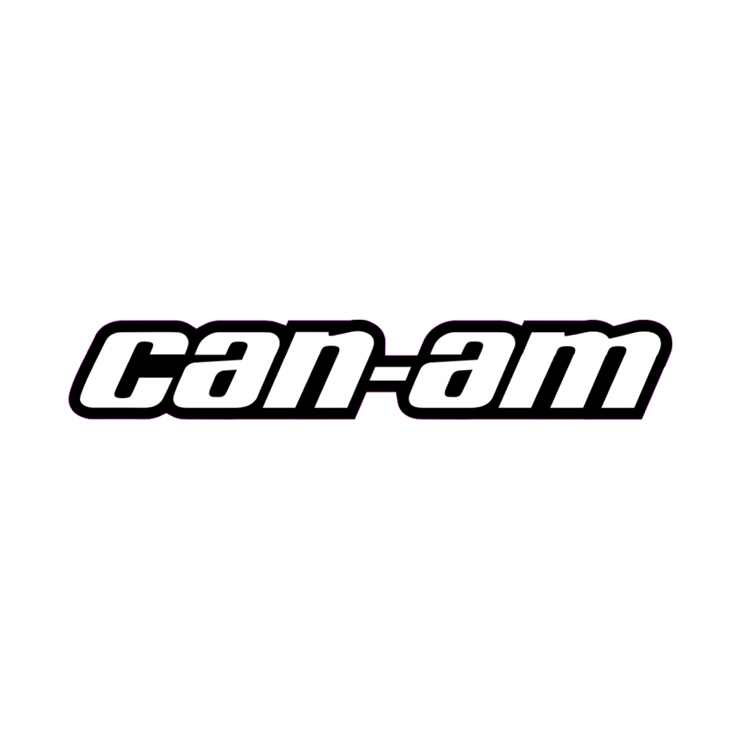 Can Am White Logo Full