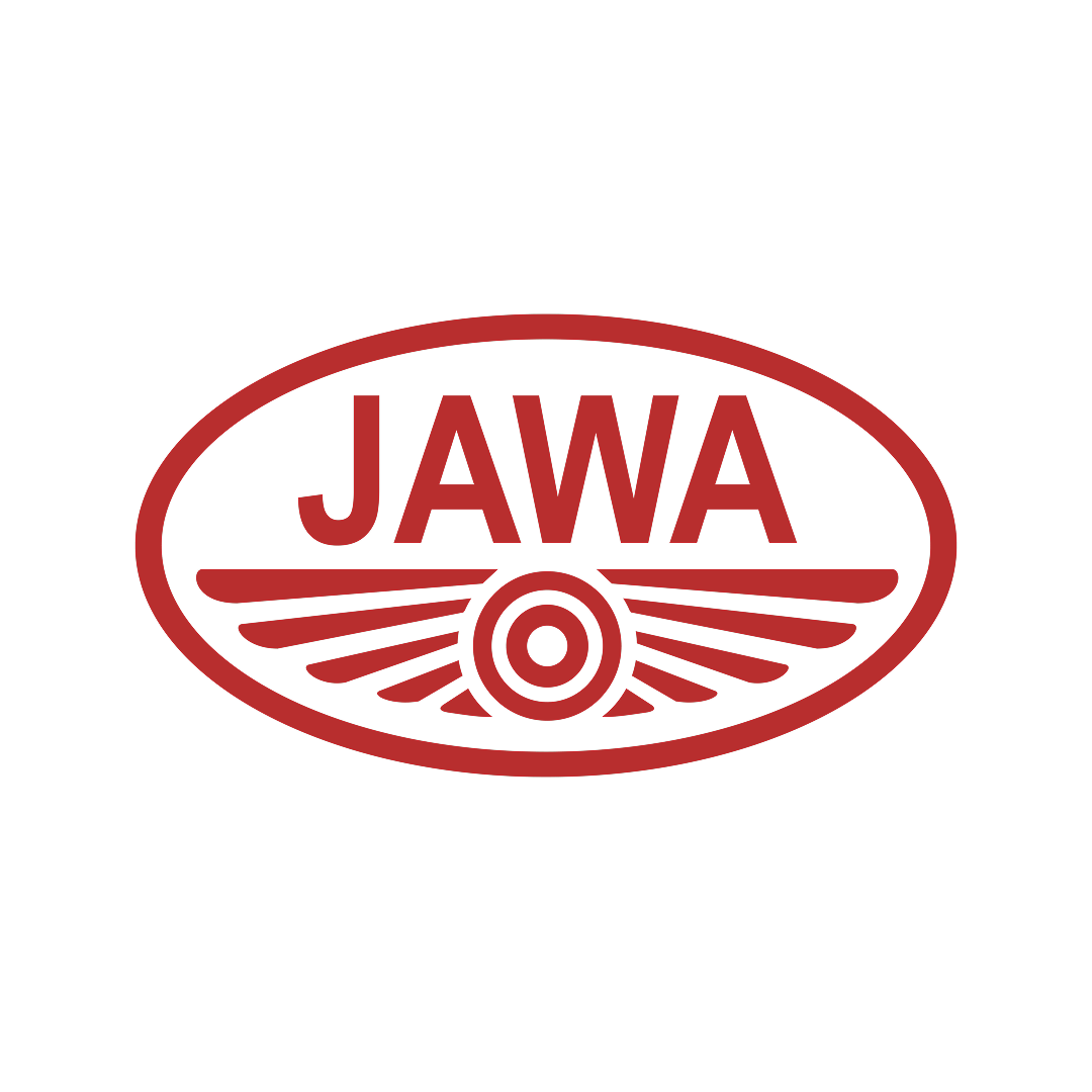 Jawa White Logo Full