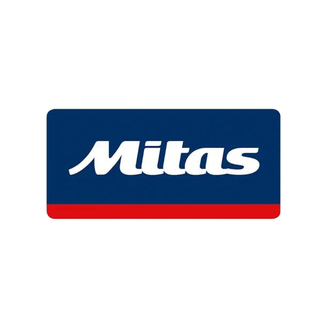 Mitas White Logo Full