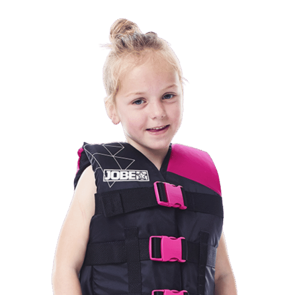 საბავშვო სამაშველო ჟილეტი Jobe Nylon ვარდისფერი